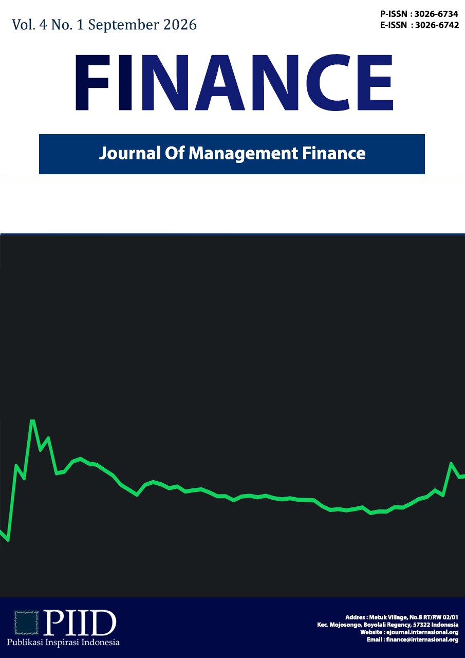 Cover Finance : International Journal of Management Finance